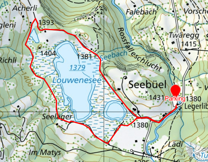 Carte Lauenensee